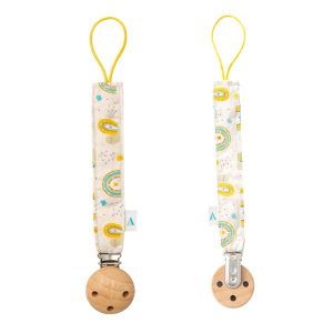 Chupetero de algodón - Arcoiris