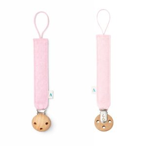 Chupetero de algodón - Rosa